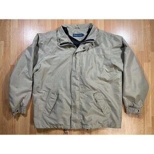 PGA TOUR Windbreaker (Men’s Size M) • Water Repellant • Beige • Jacket • EUC